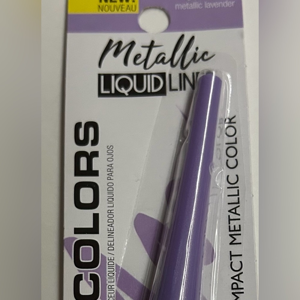 New L. A. Colors Metallic Liquid Liner Lavender Sealed - Picture 5 of 6